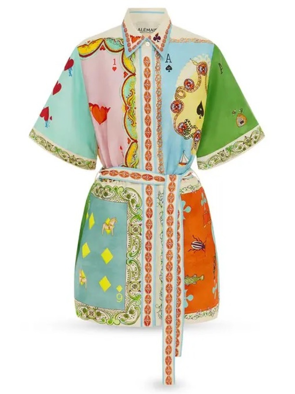 Alemais Rummy Linen Mini Dress